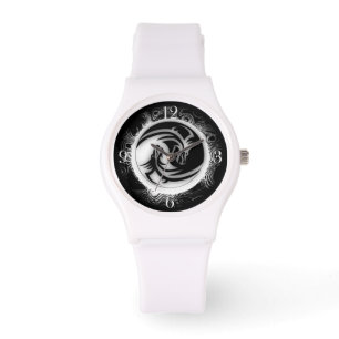 Yin and Yang Asian Dragons Watch