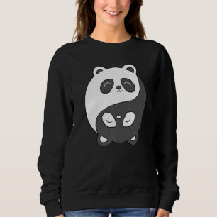Yin and Yang Bear Predator Koala Meditation Acro H Sweatshirt
