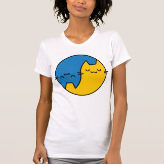 Yin and Yang Cats T-Shirt