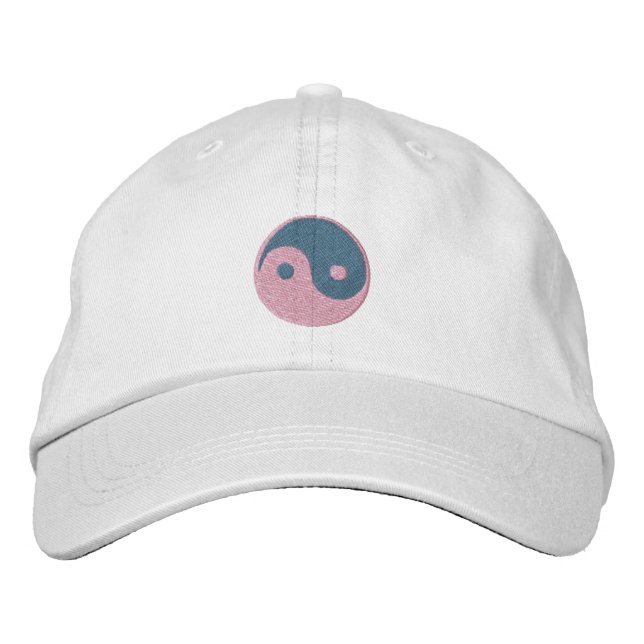 Yin and Yang Embroidered Hat (Front)