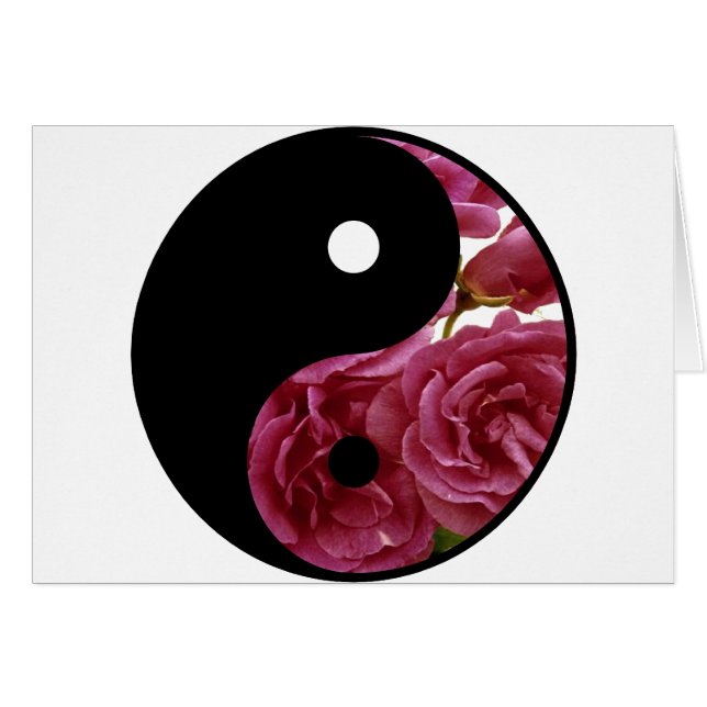 Yin And Yang Floral (Front Horizontal)