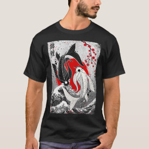 Yin And Yang Japanese Koi Fish  1  T-Shirt