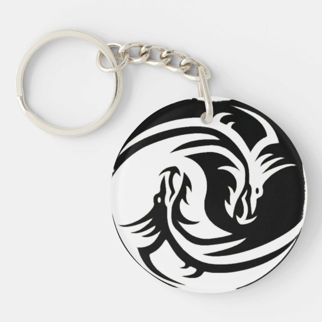 Yin and yang key ring (Front)