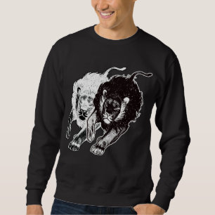 Yin and Yang Lions T-shirt Sweatshirt