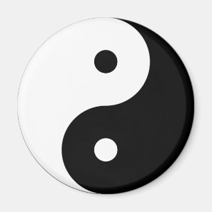 Yin and Yang Motivational Philosophical Symbol Magnet