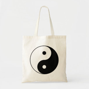 Yin and Yang Motivational Philosophical Symbol Tote Bag