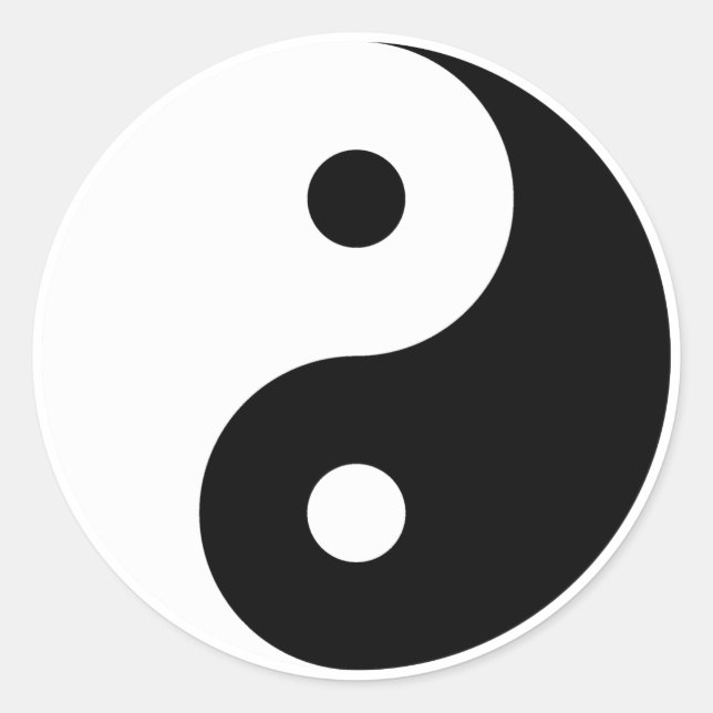 Yin and Yang sticker (Front)