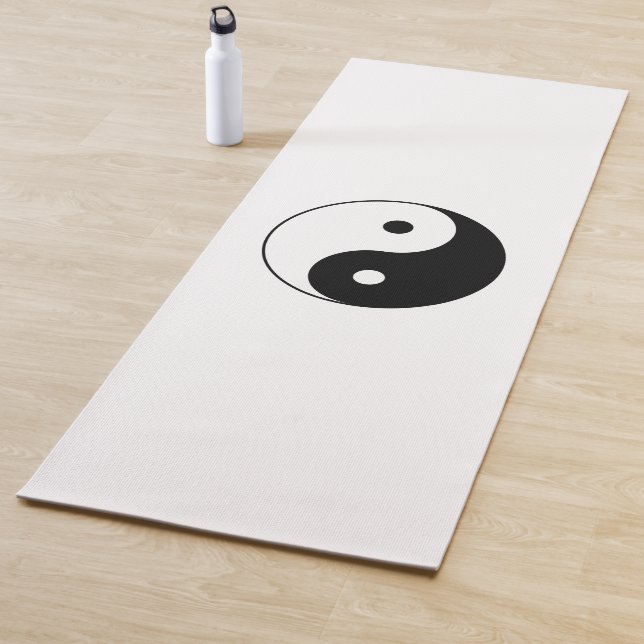 Yin and Yang Symbol (Taoist Taijitu) Yoga Mat (In Situ)