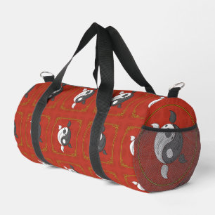 Yin and Yang the Koi Duffle Bag