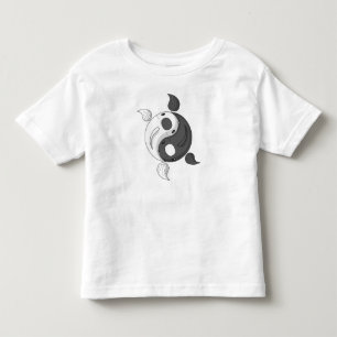 Yin and Yang the Koi Kid's and Baby Light Shirt