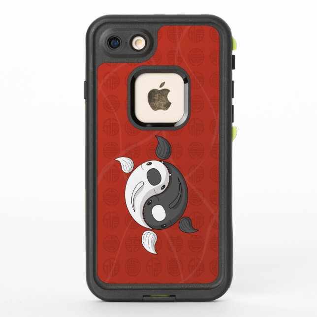 Yin and Yang the Koi Lifeproof Case (Back)