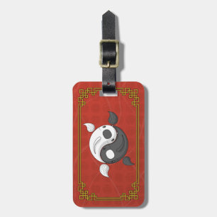 Yin and Yang the Koi Luggage Tag