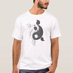 Yin and Yang the Koi Men's Light Shirt