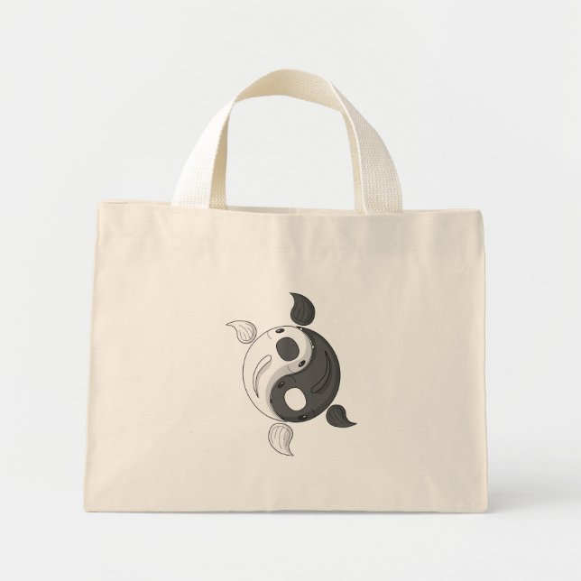 Yin and Yang the Koi Tote Bag (Front)