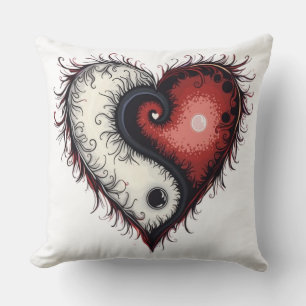 Yin and Yang Throw Pillow