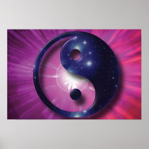 Yin and Yang Universe Print