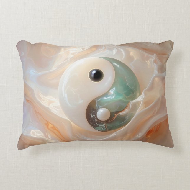 YIN AND YANG - Yijing Decorative Cushion (Front)