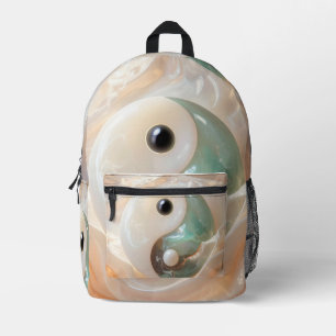 YIN AND YANG - Yijing Printed Backpack