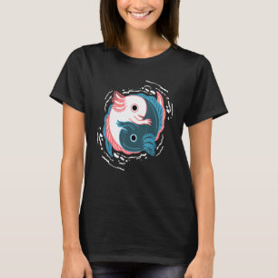 Yin Axolotl Zen Meditation Yoga Session Spiritual T-Shirt