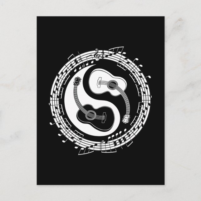 Yin Guit Notation Postcard (Front)