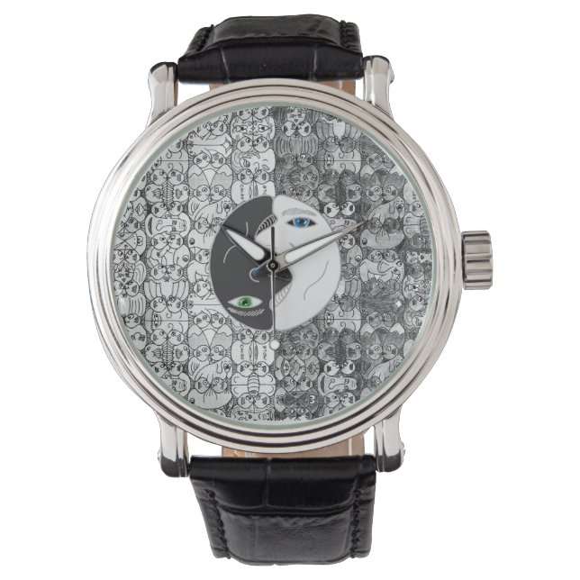 yin yan watch (Front)