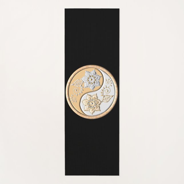 Yin Yang 1  Yoga Mat (Front)