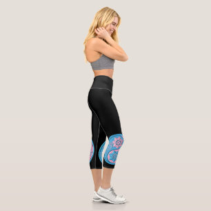 Yin Yang 4 Capri Leggings