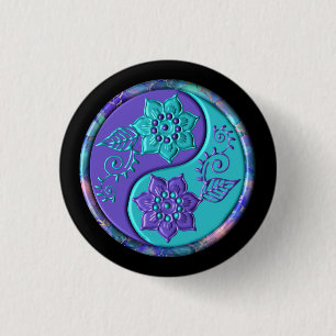 Yin Yang 5 3 Cm Round Badge
