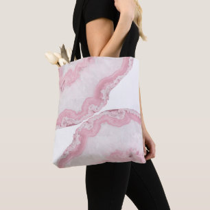 Yin Yang Agate Summer Glam #4 #gem #decor #art Tote Bag