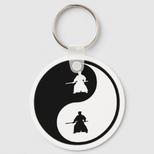 Yin Yang Aikido Key Ring