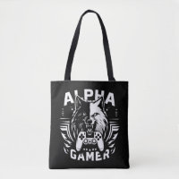 Yin Yang Alpha Gamer Wolf