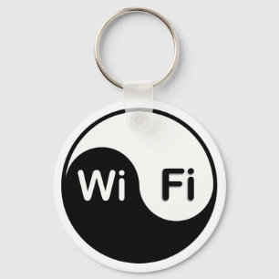 Yin Yang and wi-fi Keychain