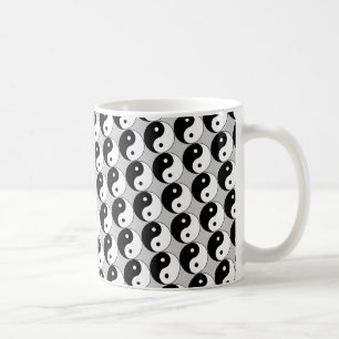 Yin Yang black white symbol Coffee Mug