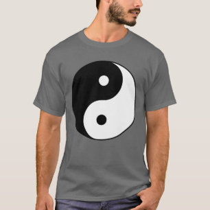yin yang black white symbol T-Shirt