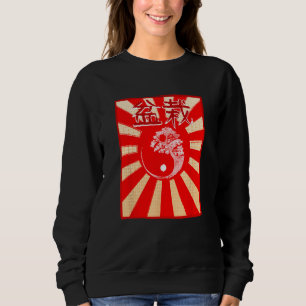 Yin Yang Bonsai Tree In Japanese Zen Buddhist Medi Sweatshirt