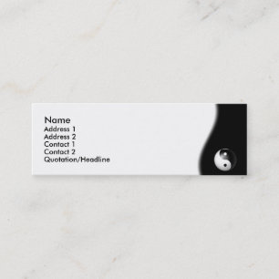 Yin-Yang Business Card
