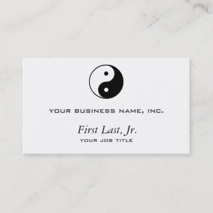 Yin Yang Business Card
