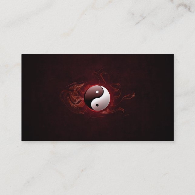 yin yang business card (Front)