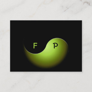 yin yang business - lime card