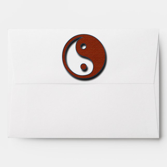 Yin Yang by Shirley Taylor Envelope (Back (Top Flap))