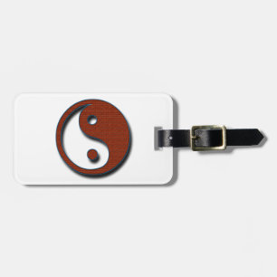 Yin Yang by Shirley Taylor Luggage Tag