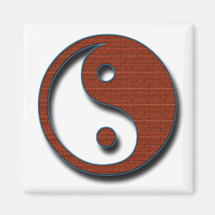 Yin Yang by Shirley Taylor Magnet