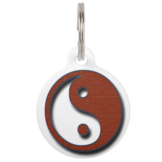 Yin Yang by Shirley Taylor Pet Tag (Front)