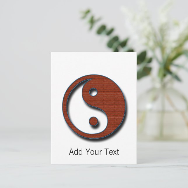 Yin Yang by Shirley Taylor Postcard (Standing Front)