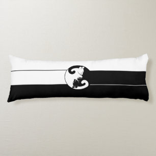 Yin Yang cats Body Cushion