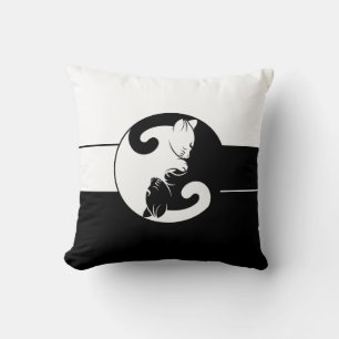 Yin Yang cats Cushion