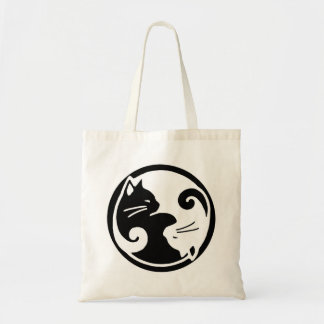 Yin Yang Cats Tote Bag