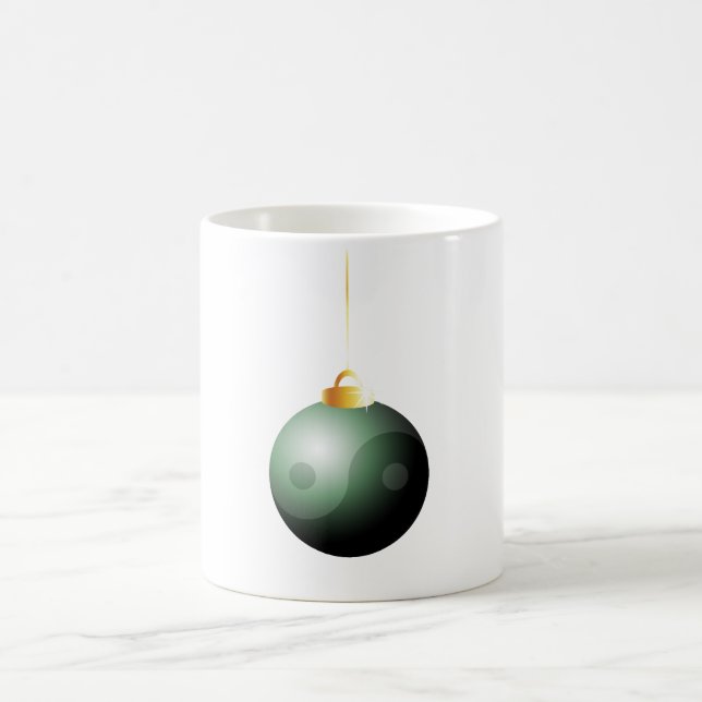 Yin Yang Christmas Ball Coffee Mug (Center)