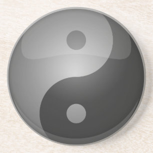 Yin yang coaster