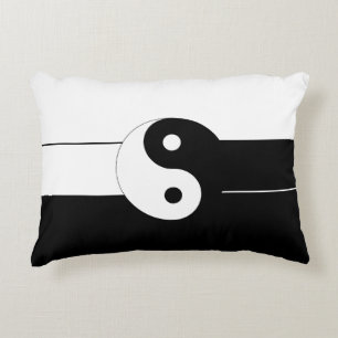 Yin yang decorative cushion